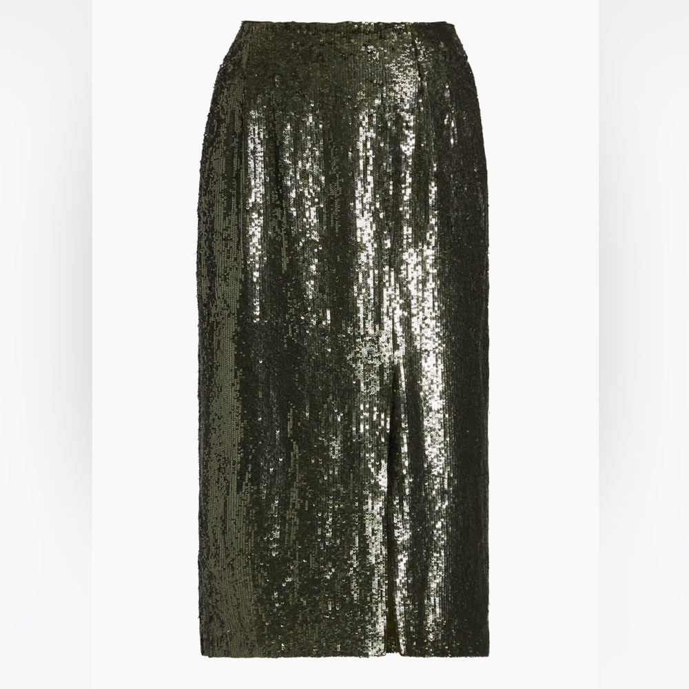 TWP Fishscale Ladylike Sequined Midi-Skirt NWT - Picture 3 of 10